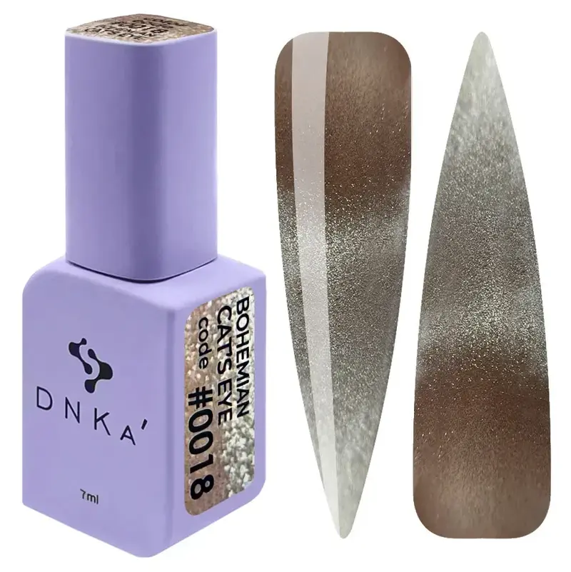 Color Gel Polish Cat Eye Bohemian DNKa #0018 7 ml — Efecto Ojo de Gato