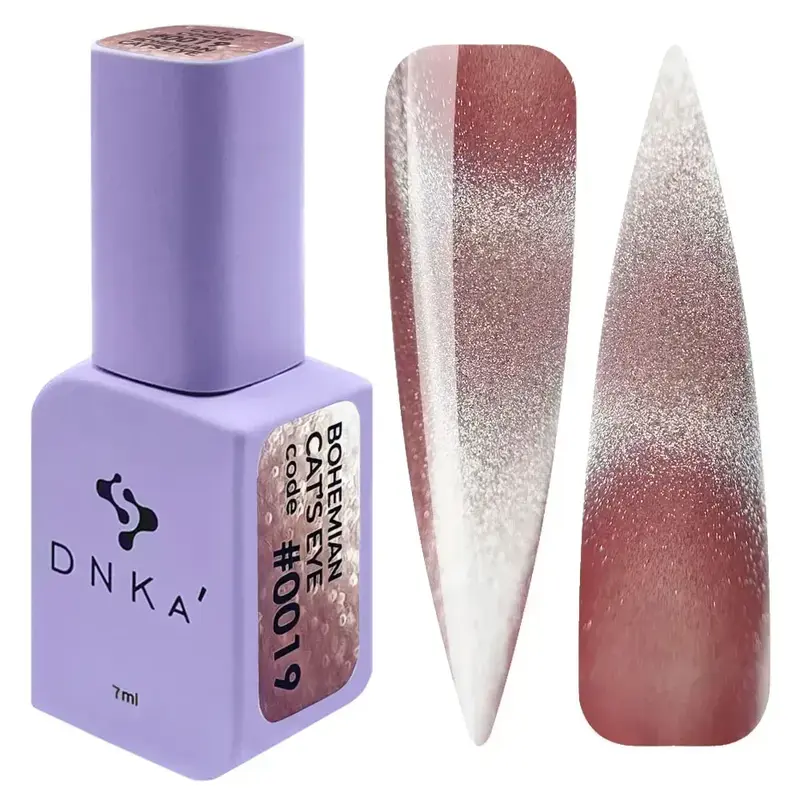 Color Gel Polish Cat Eye Bohemian DNKa #0019 7 ml — Efecto Ojo de Gato