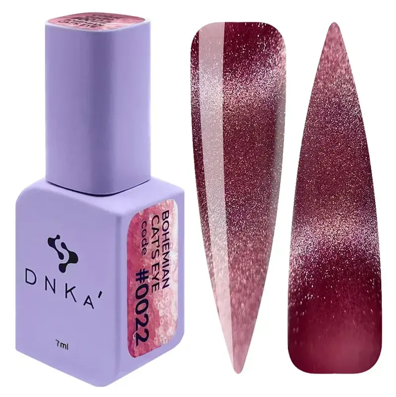 Color Gel Polish Cat Eye Bohemian DNKa #0022 7 ml — Efecto Ojo de Gato