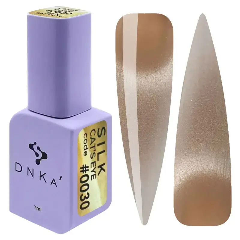 Color Gel Polish Cat Eye Silk DNKa #0030 7 ml — Efecto Seda