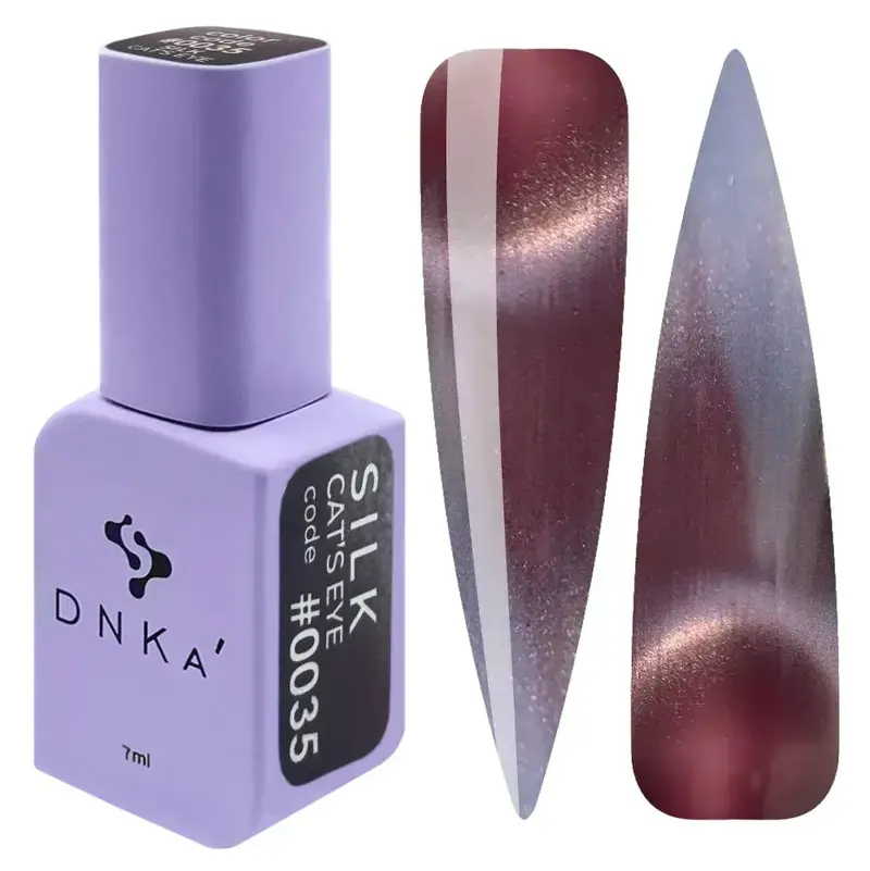 Color Gel Polish Cat Eye Silk DNKa #0035 7 ml — Efecto Seda