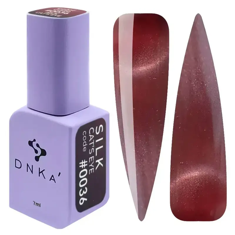 Color Gel Polish Cat Eye Silk DNKa #0036 7 ml — Efecto Seda