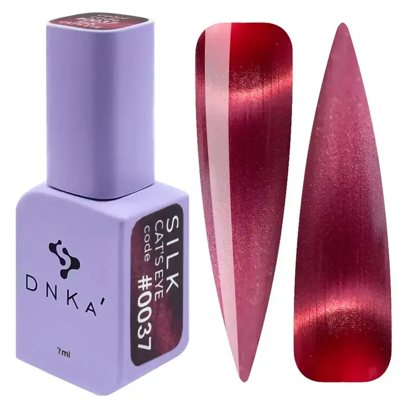 Color Gel Polish Cat Eye Silk DNKa #0037 7 ml — Efecto Seda