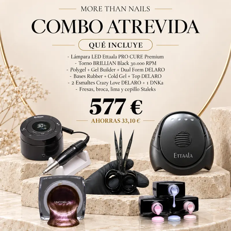 🔥 COMBO ATREVIDA – Da el Salto a Profesional con Extensiones y Manicura Rusa