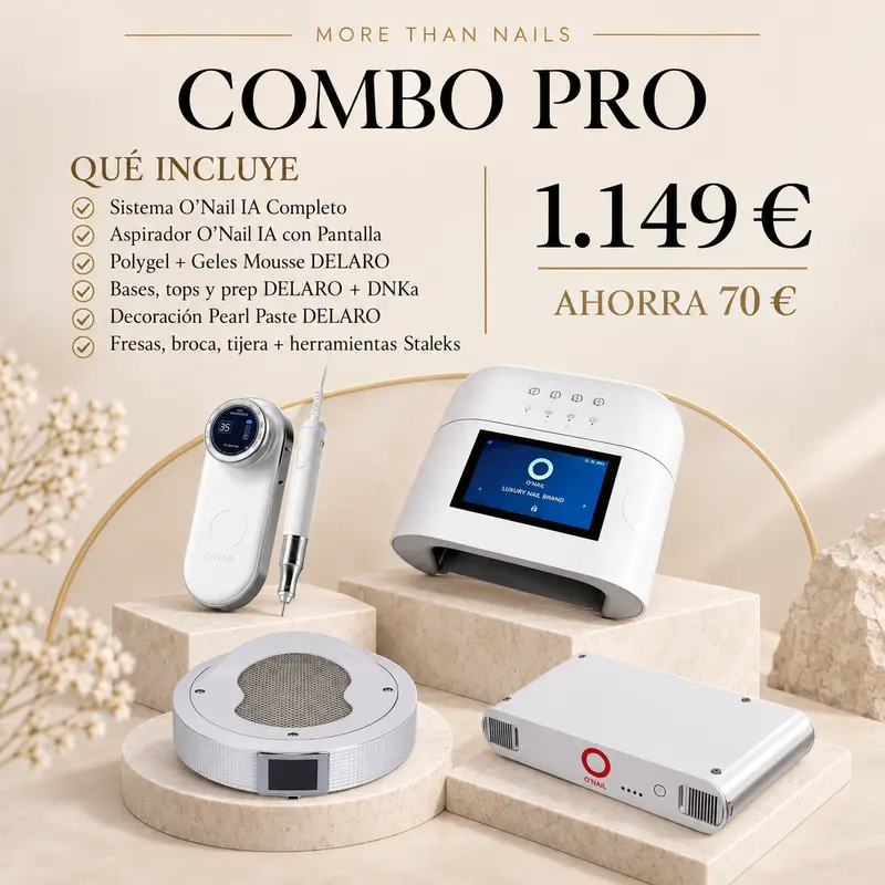 👑 COMBO PRO – Setup Completo de Cabina con Sistema O'Nail Profesional
