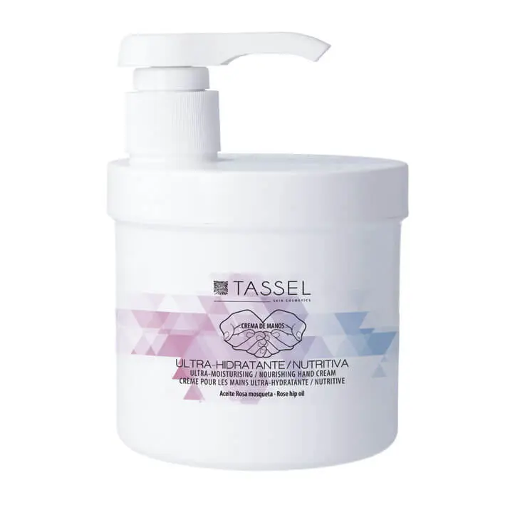 Crema de manos con dosificador 500ml - Tassel