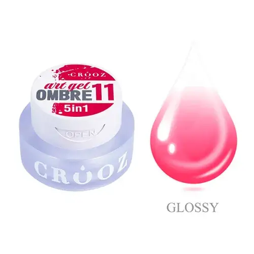 Crooz Art Gel Ombre 5 en 1 nº11 · 3 ml · gel pintura multifunción