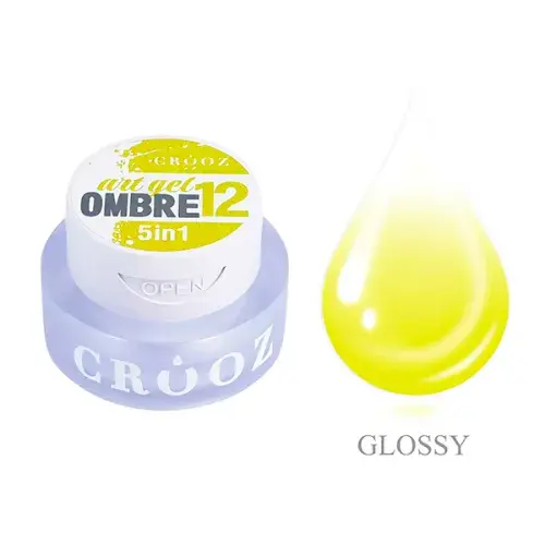 Crooz Art Gel Ombre 5 en 1 nº12 · 3 ml · gel pintura multifunción