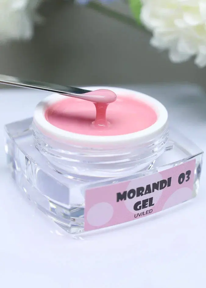DE LA RO Gel Modelador Morandi 03 — 30 g Gel Monofásico Profesional Tono Grisáceo