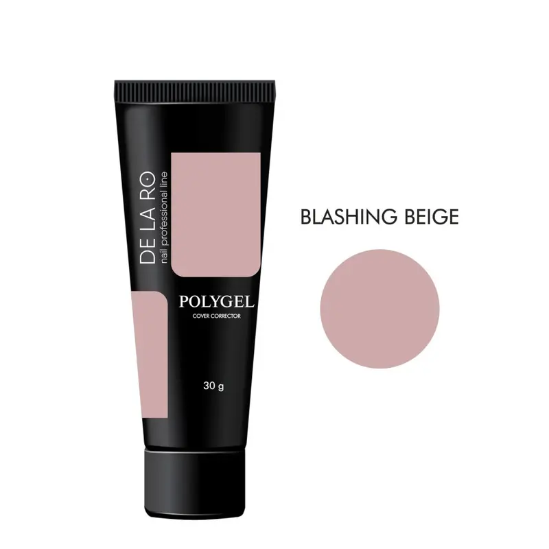 DE LA RO Polygel Blashing Beige 30 g — Polygel Profesional Esculpido Uñas