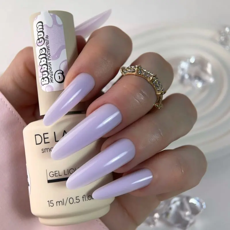 DE LA RO Polygel líquido 15 ml, Bubble Gum 06