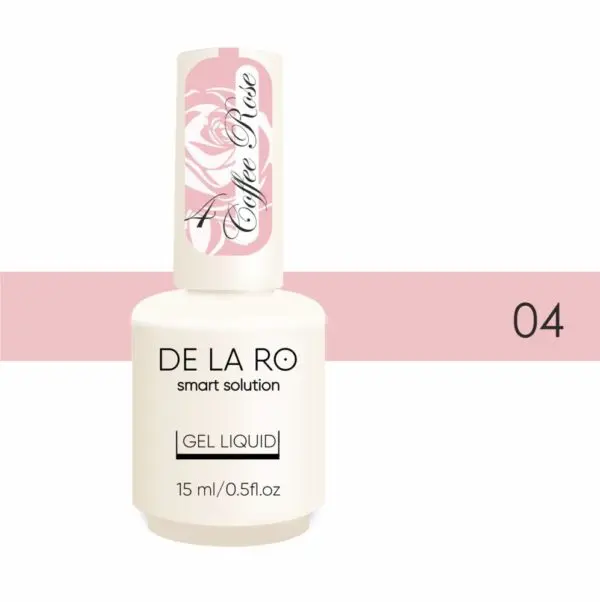 DE LA RO Polygel Líquido Coffee Rose 04