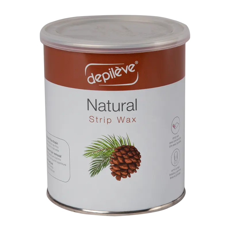 Depileve NATURAL Strip Wax in a Jar, 800 ml