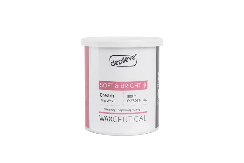 Depileve Waxceutical Soft & Bright Creamy Film Wax in a 800 ml Jar