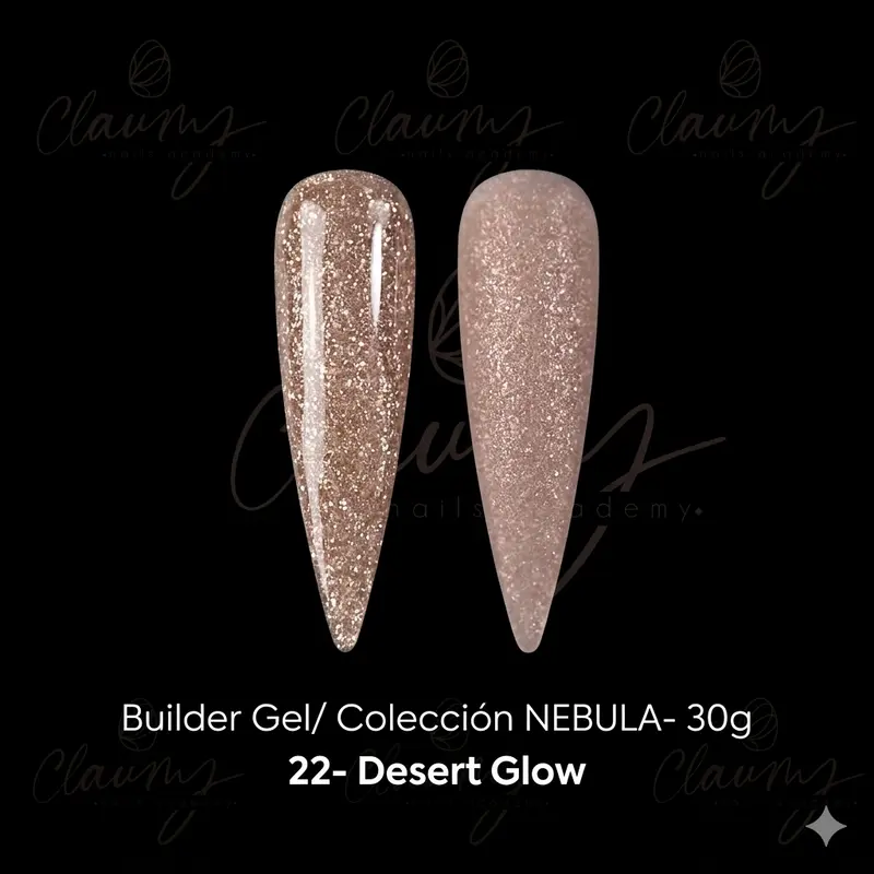 Desert Glow Nebula Claumy – Builder Gel 30g