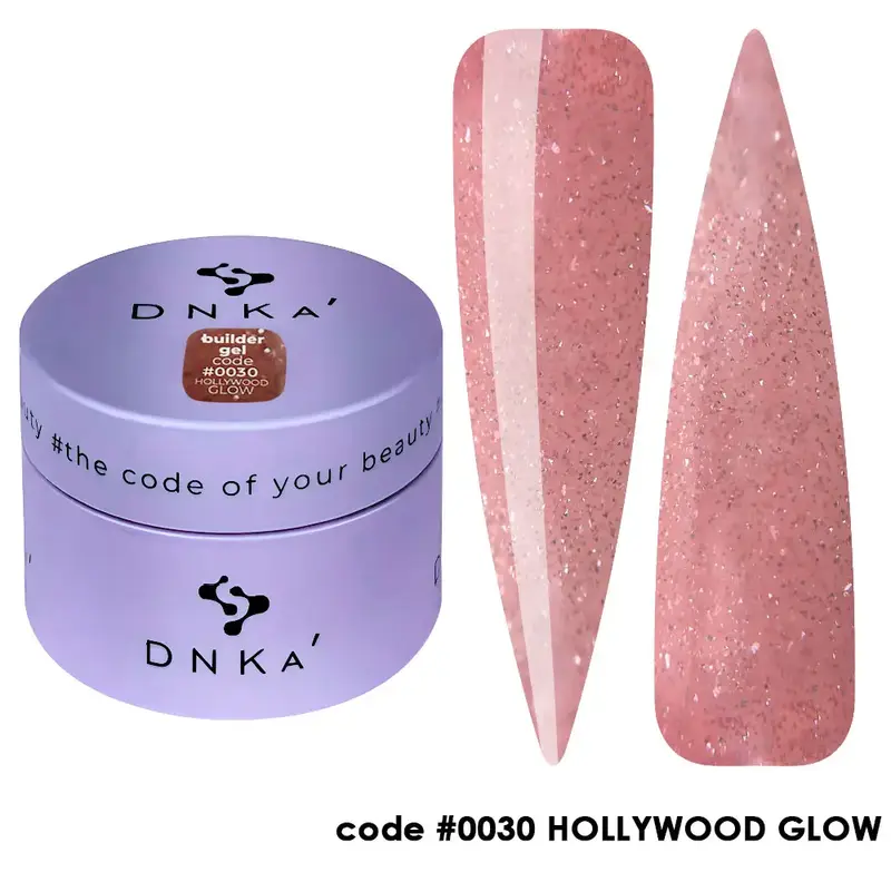 DNKa Builder Gel. #0030 HOLLYWOOD GLOW 30 ml
