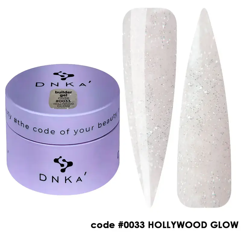 DNKa Builder Gel. #0033 HOLLYWOOD GLOW 30 ml