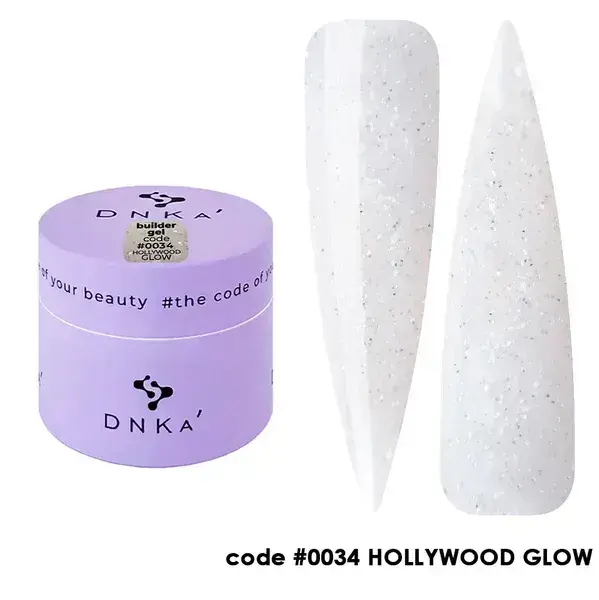 DNKa Builder Gel. #0034 HOLLYWOOD GLOW