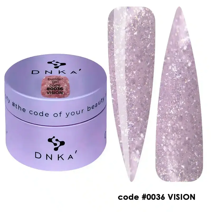 DNKa’ Builder Gel 30ml, Vision #0036 rosa empolvado