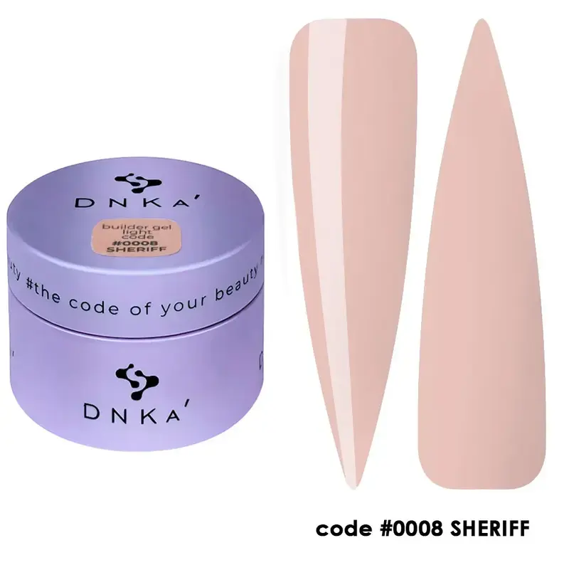 DNKa’ Builder Gel Light #0008 Sheriff 30ml