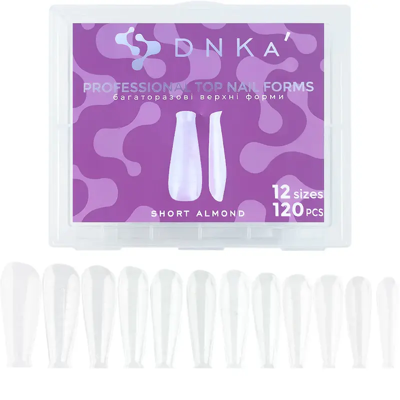 DNKA Gel Tips Short Almond 120un