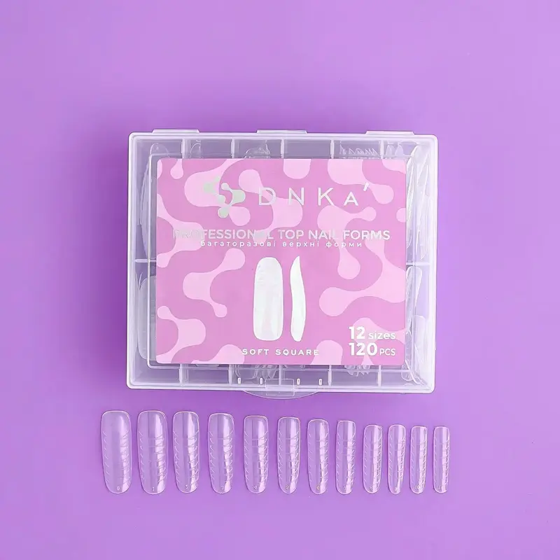 DNKA Gel Tips Soft Square 120un