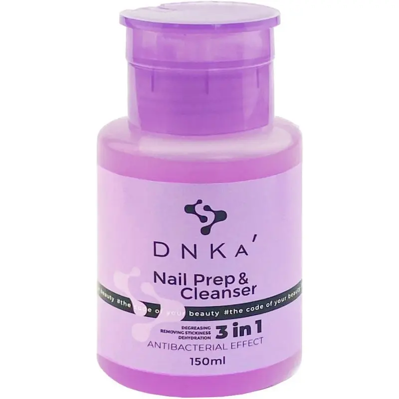 DNKa Nail Prep & Cleanser 3 en 1 — 150 ml Preparador Profesional Uñas