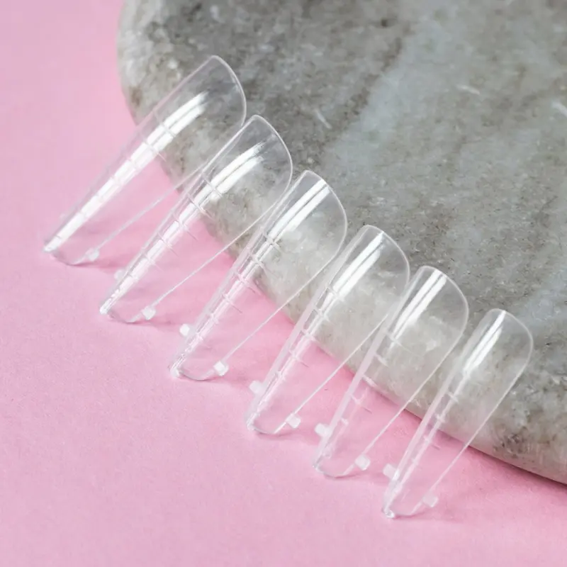 Dual Form Coffin Saute Nails 120ud.