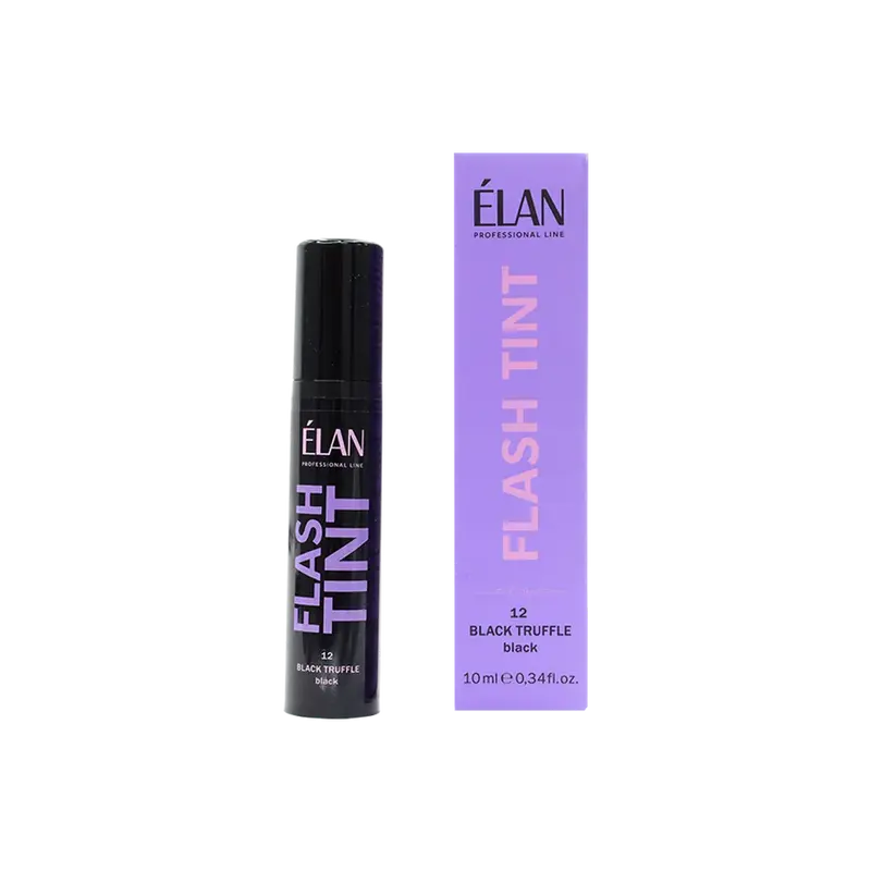 ELAN Flash Tint Eyebrow Color 12 Black Truffle, 10 ml