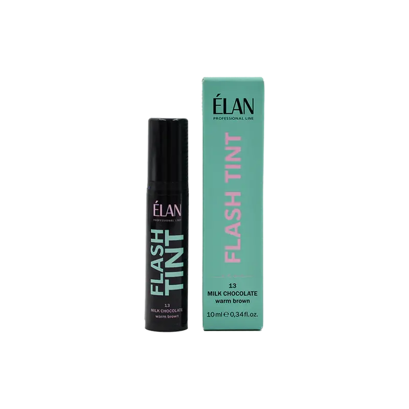 ELAN Flash Tint Eyebrow Color 13 Milk Chocolate, 10 ml