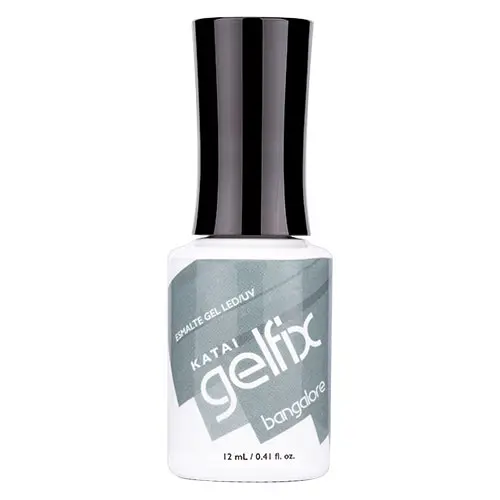 Esmalte de Gel Gelfix Bangalore con Purpurina Plateada