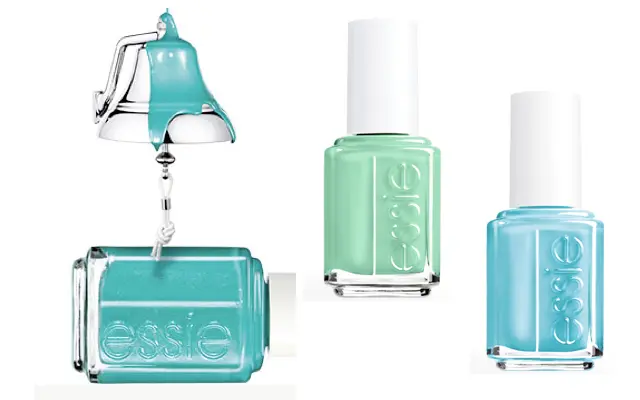 Esmalte de uñas Essie Verdes, Azules y Platas
