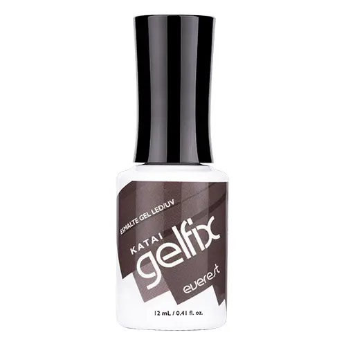Esmalte en Gel Semipermanente Marrón en Tono Gris Oscuro KATAI GELFIX EVEREST