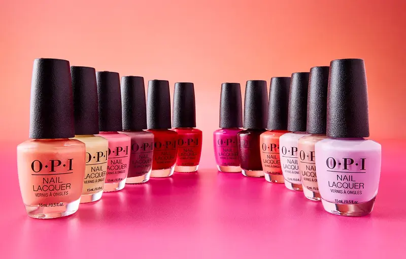 Esmalte OPI Nail Lacquer Fucsias, Lilas, Naranjas