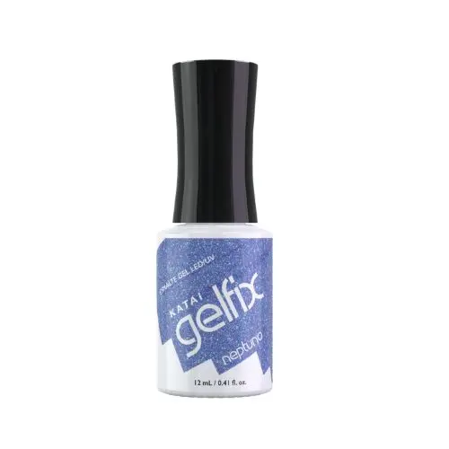 Esmalte Semipermanente Efecto Flash en Gel Azul Reflectivo con purpurina Neptuno de Gelfix