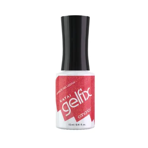 Esmalte Semipermanente Gelfix Canarias con Purpurina Roja