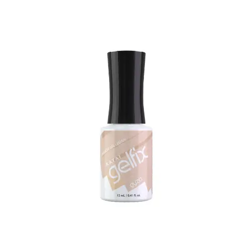 Esmalte Semipermanente Gelfix Gyza con Purpurina Dorada