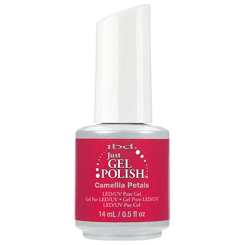 Esmalte Semipermanente IBD Just Gel Camelia Petals con Purpurina Rosa