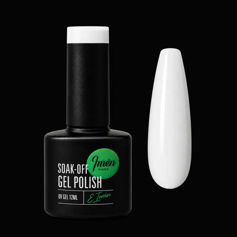 Esmalte Semipermanente IMEN 002 Blanco, 12 ml
