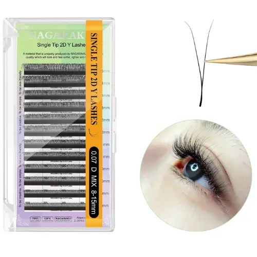 Extensiones de Pestañas Tecnológicas Nagaraku 2D Y 0,07