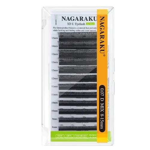 Extensiones de Pestañas Tecnológicas U Nagaraku  0,07mm