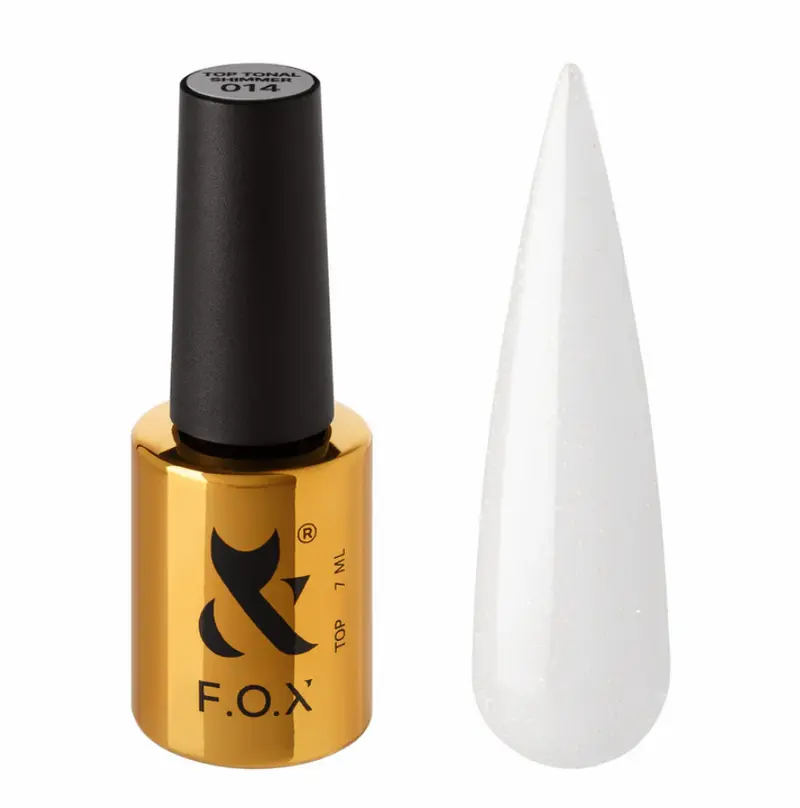 F.O.X Top Tonal nº14 Shimmer · 14 ml · TPO Free · Formato cabina
