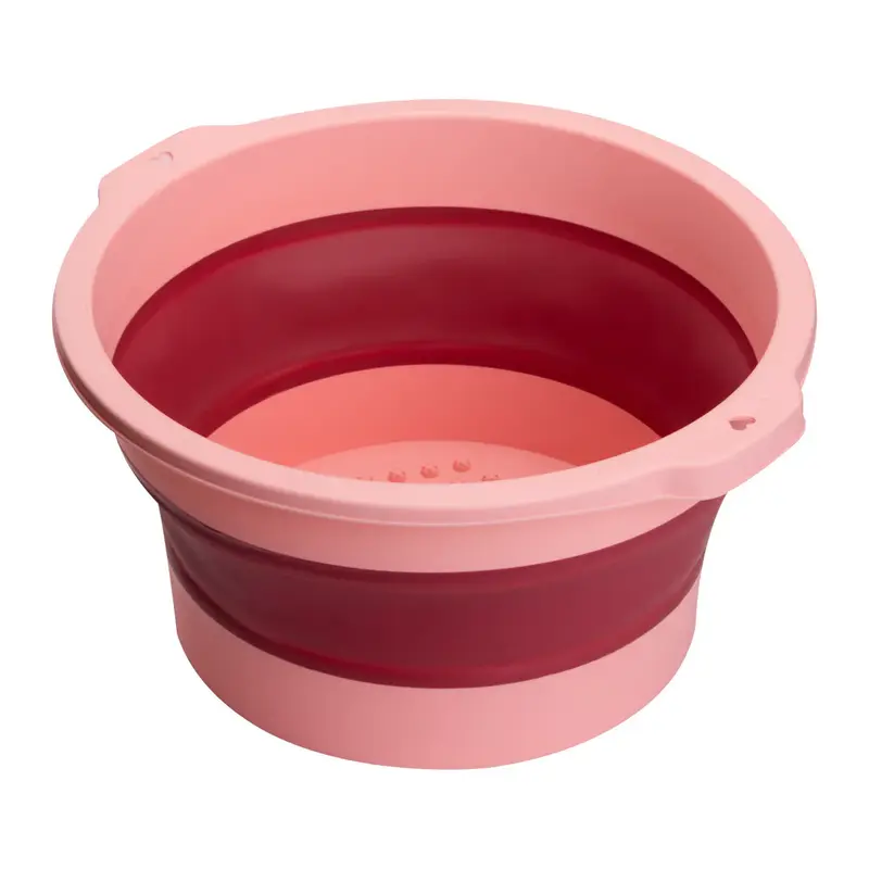 Foldable pedicure bowl, pink