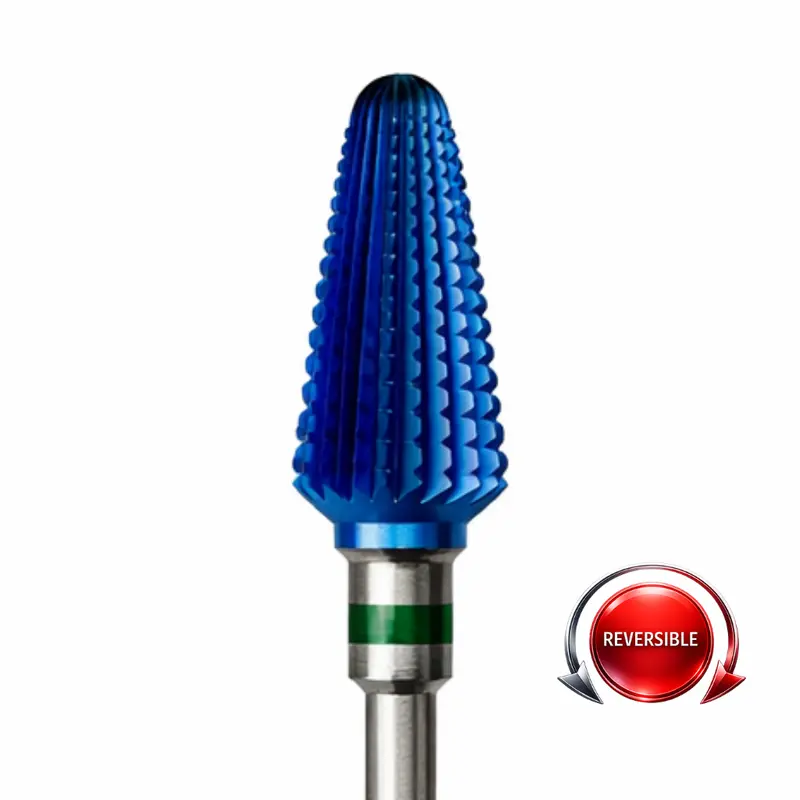 Fresa Carburo Cono Reversible ( Tornado Blue+) Verde - AMATIX