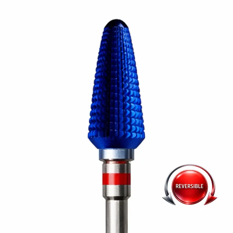 Fresa Carburo Cono (Tornado Blue+) Reversible Roja - AMATIX