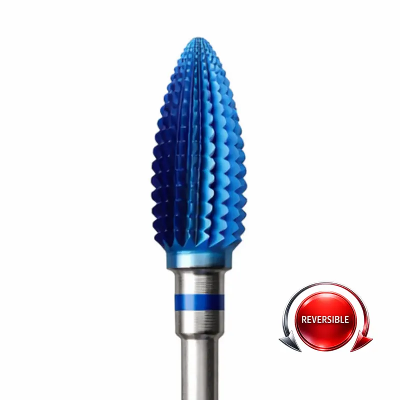 Fresa Carburo Maíz Reversible (Tornado Blue+) Azul - AMATIX