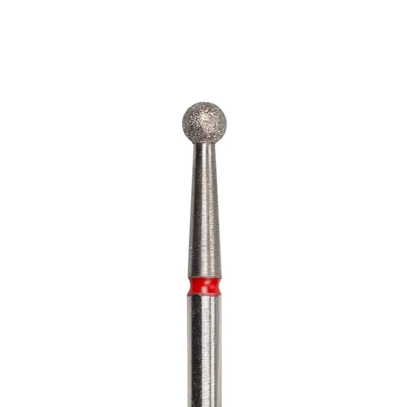 Fresa de Diamante Bola 2,1 mm Roja — KAZAN