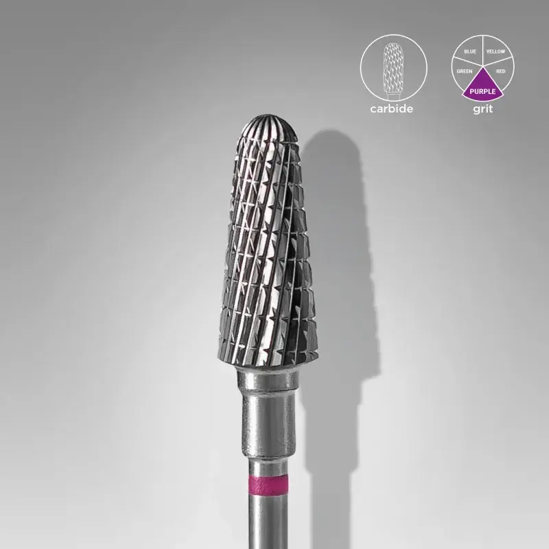 Fresa retirado de carburo STALEKS cono  morado trungsteno 6mm
