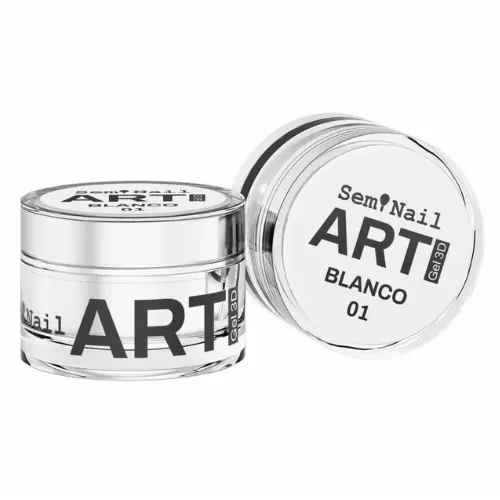 Gel Art 3D Blanco Semi Nail 5ml.