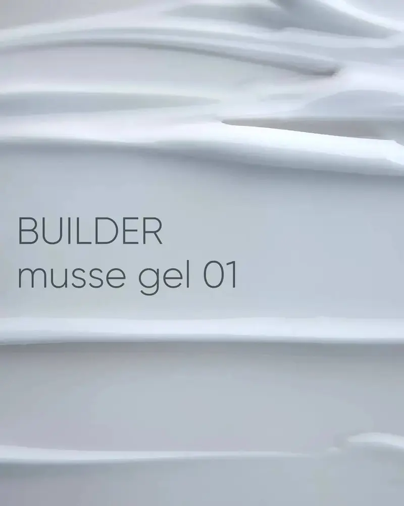 Gel de Construcción Builder Musse DE LA RO 01 · 30 g — Textura Mousse Autonivelante